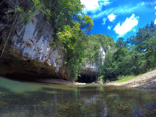 Belize Xibalba Cave tubing.